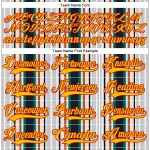 Texas Aqua Bowling Geometric